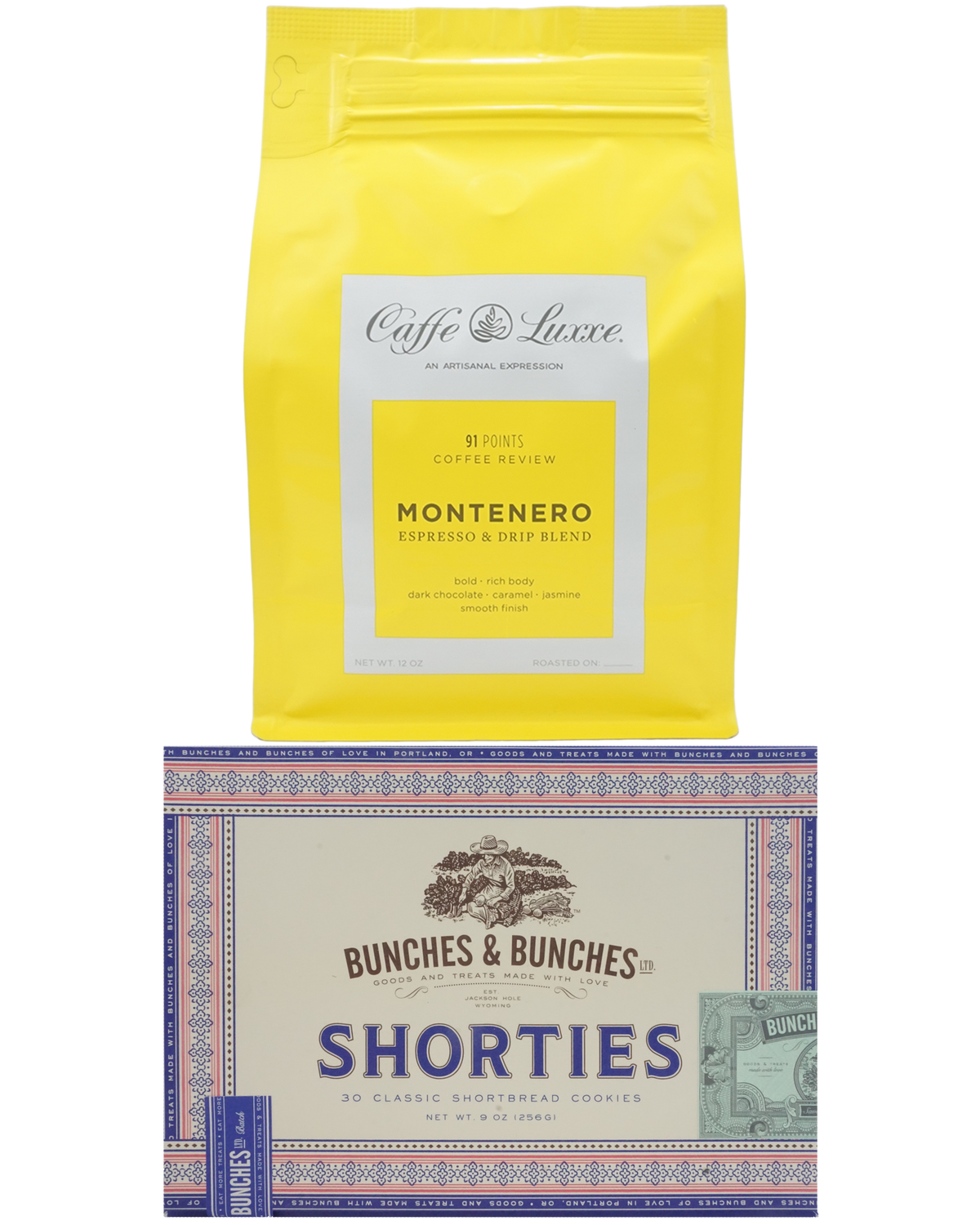 Montenero with Shorties Bundle Gift Bundle Bunches & Bunches + Caffe Luxxe