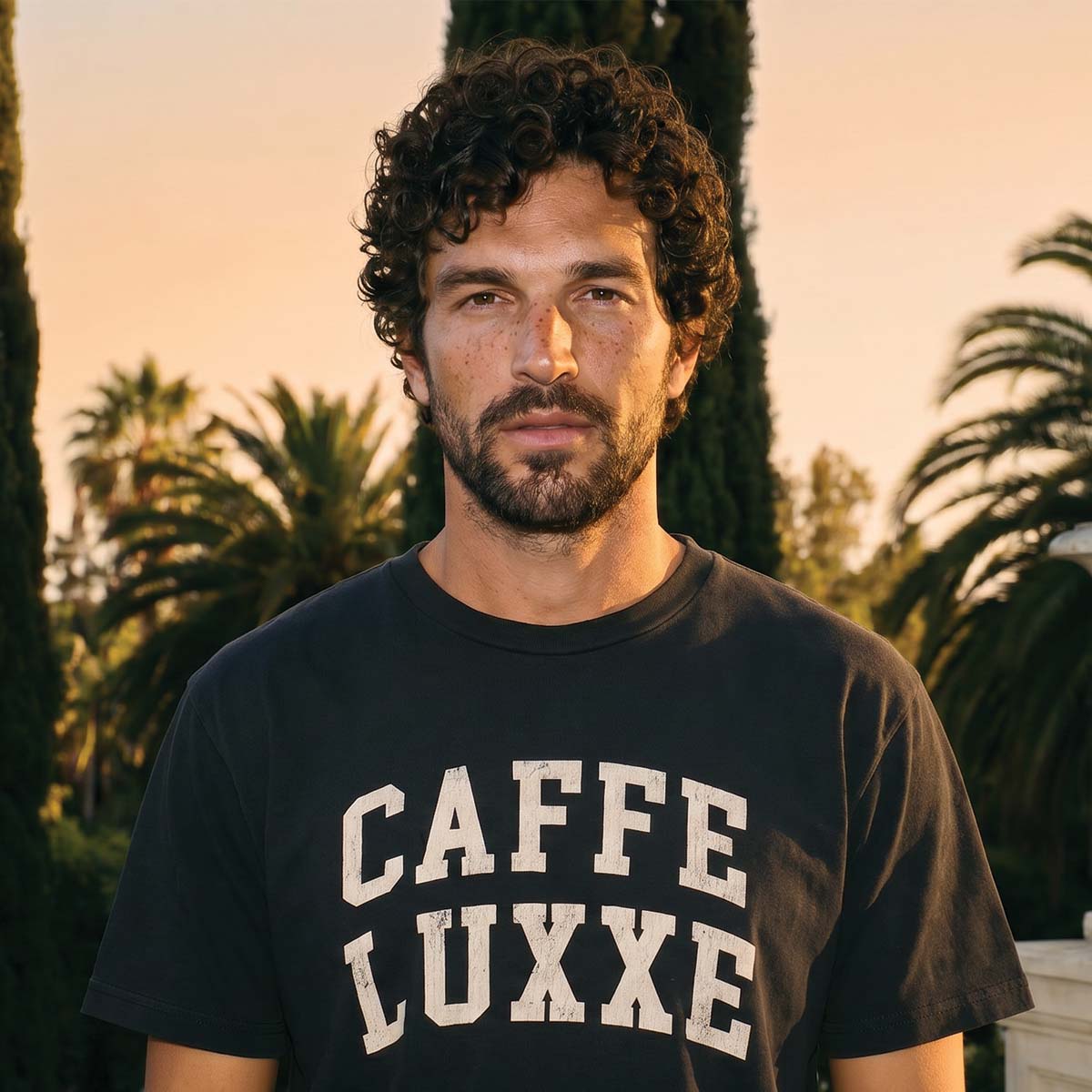 Caffe Luxxe Relaxed T-Shirt - Black