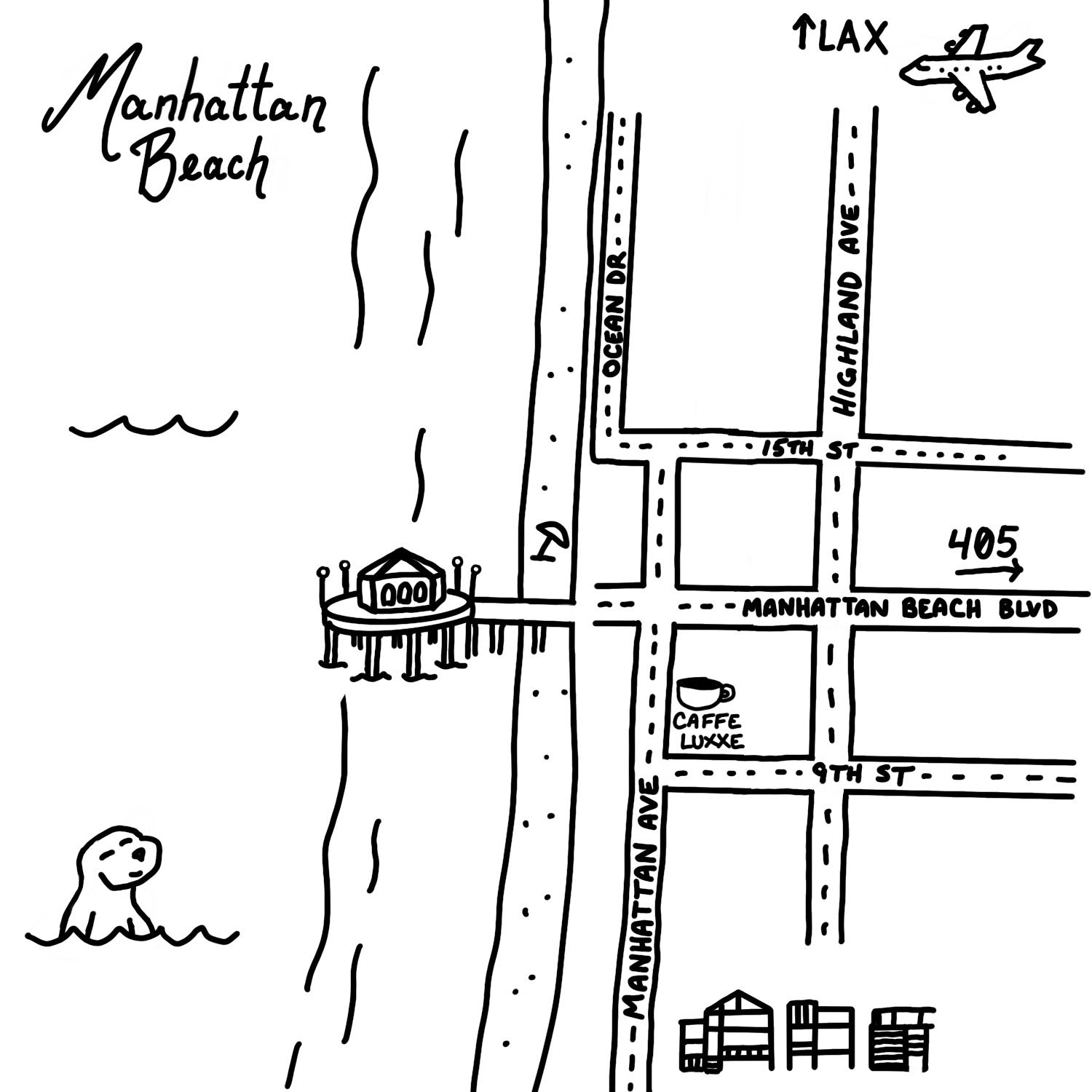 Manhattan Beach Map