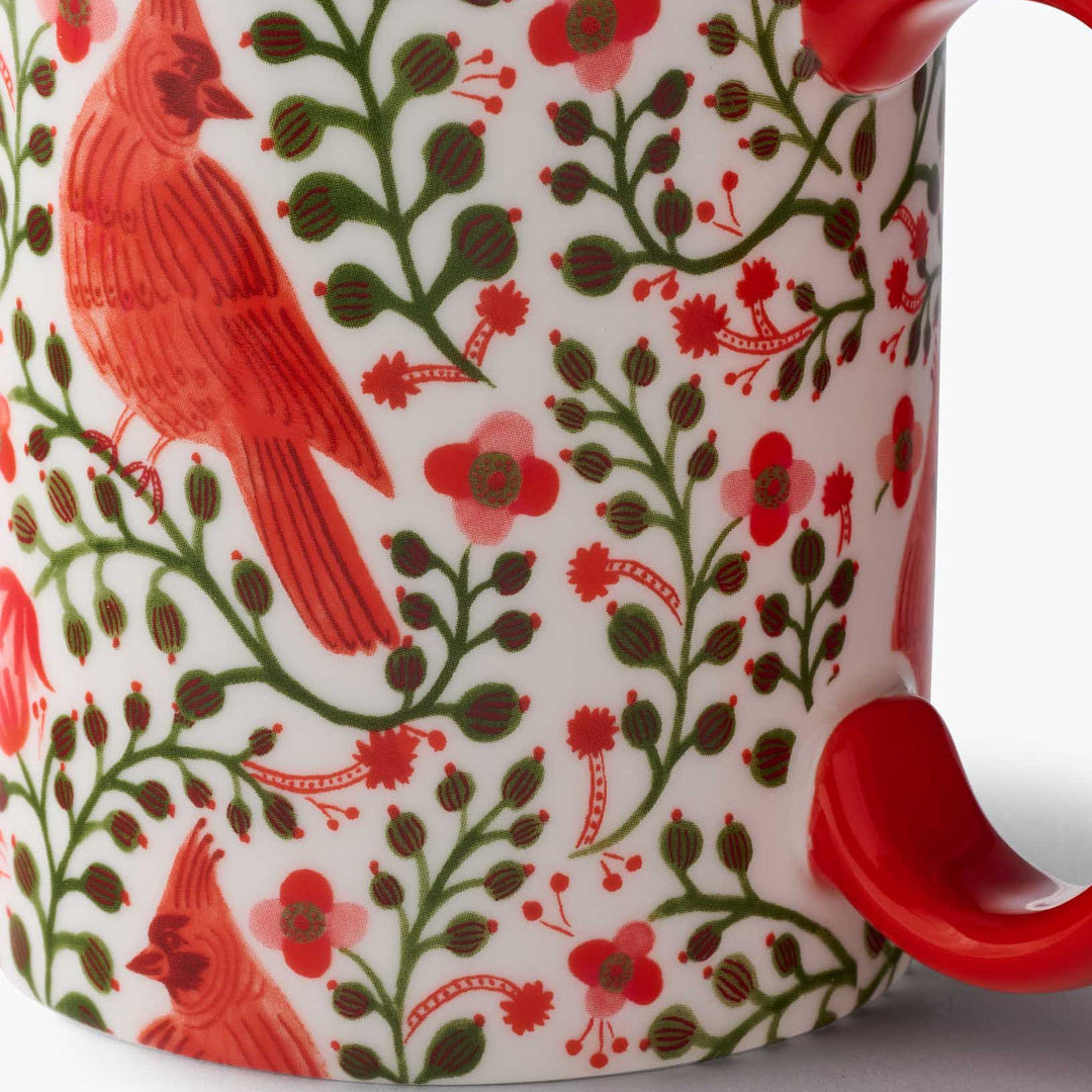 Rifle Paper Co. Holiday Cardinals Porcelain Mug