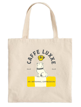 Canvas Tote Bag - Ollie's 10th Birthday Celebration Apparel Caffe Luxxe