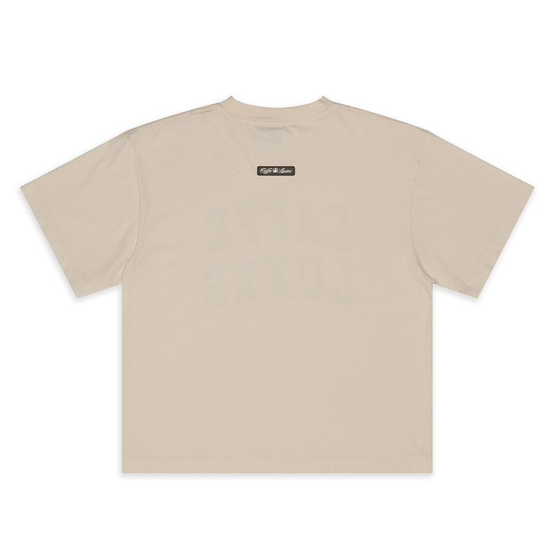 Caffe Luxxe Boxy T-Shirt - Cream
