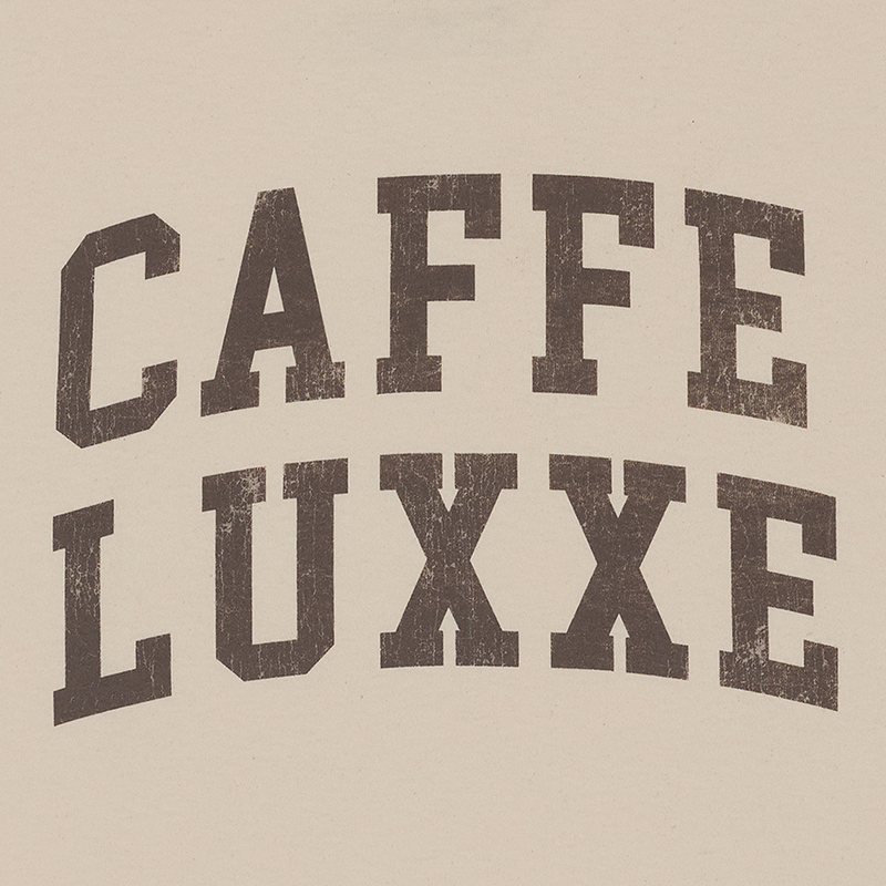 Caffe Luxxe Boxy T-Shirt - Cream
