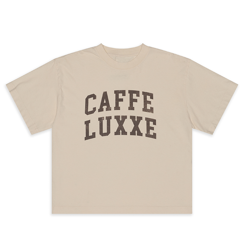 Caffe Luxxe Boxy T-Shirt - Cream