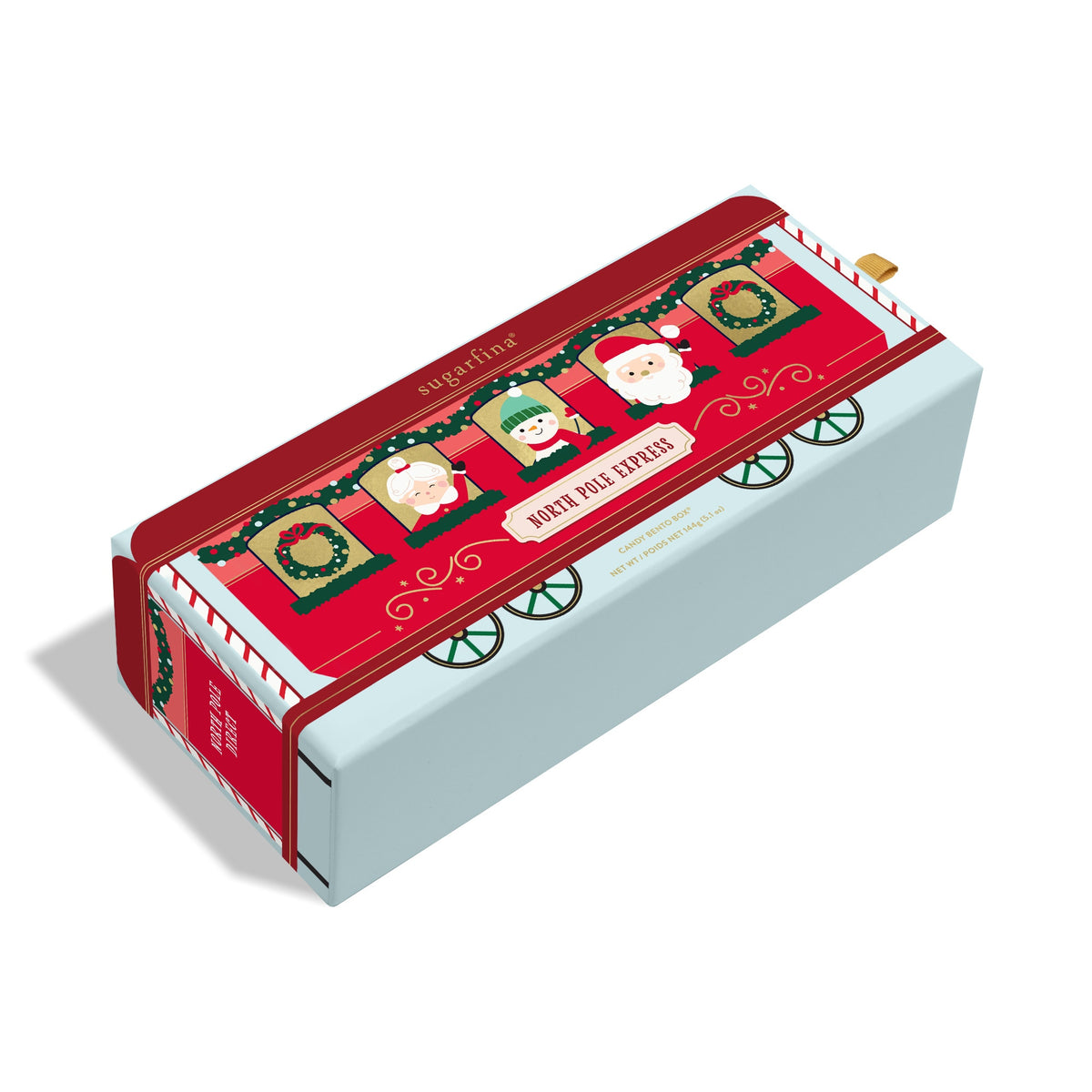 Sugarfina Santa and Friends 3 Piece Candy Bento Box