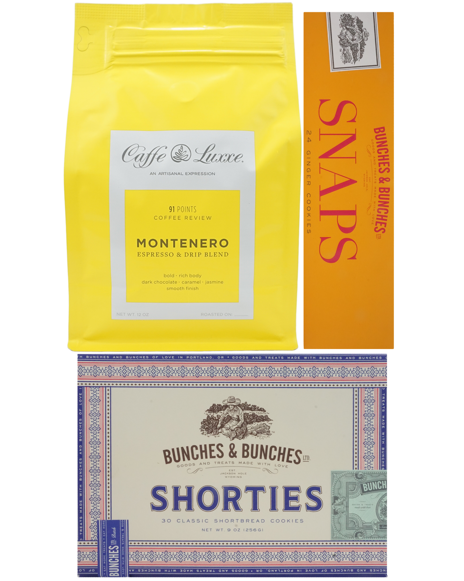 Coffee & Treats Gift Bundle Bunches & Bunches + Caffe Luxxe   