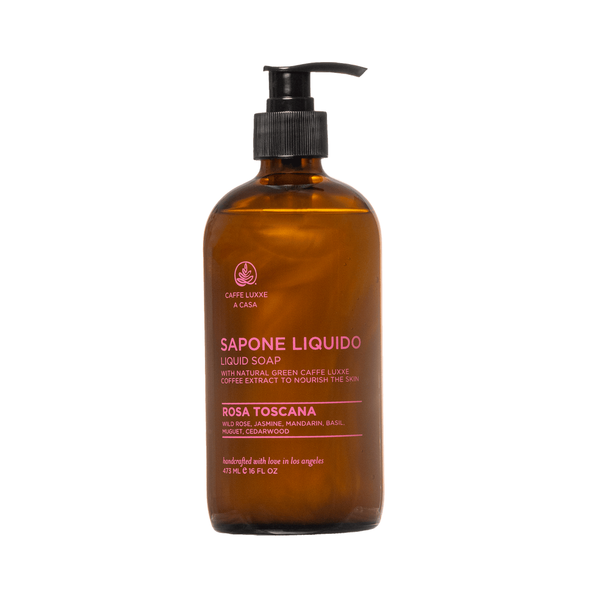Rosa Toscana Liquid Soap Lifestyle Bath Casa Caffe Luxxe   