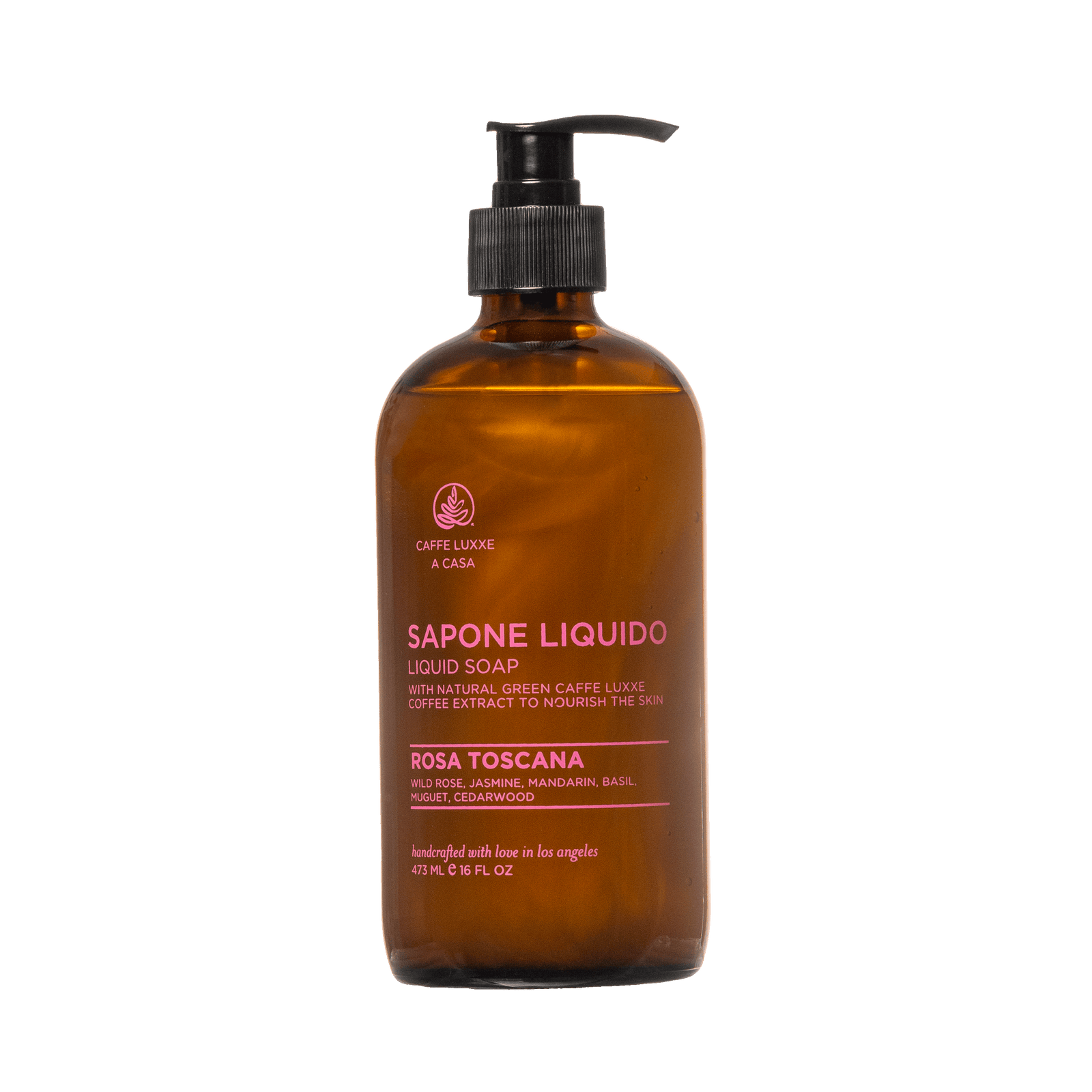 Rosa Toscana Liquid Soap Lifestyle Bath Casa Caffe Luxxe   