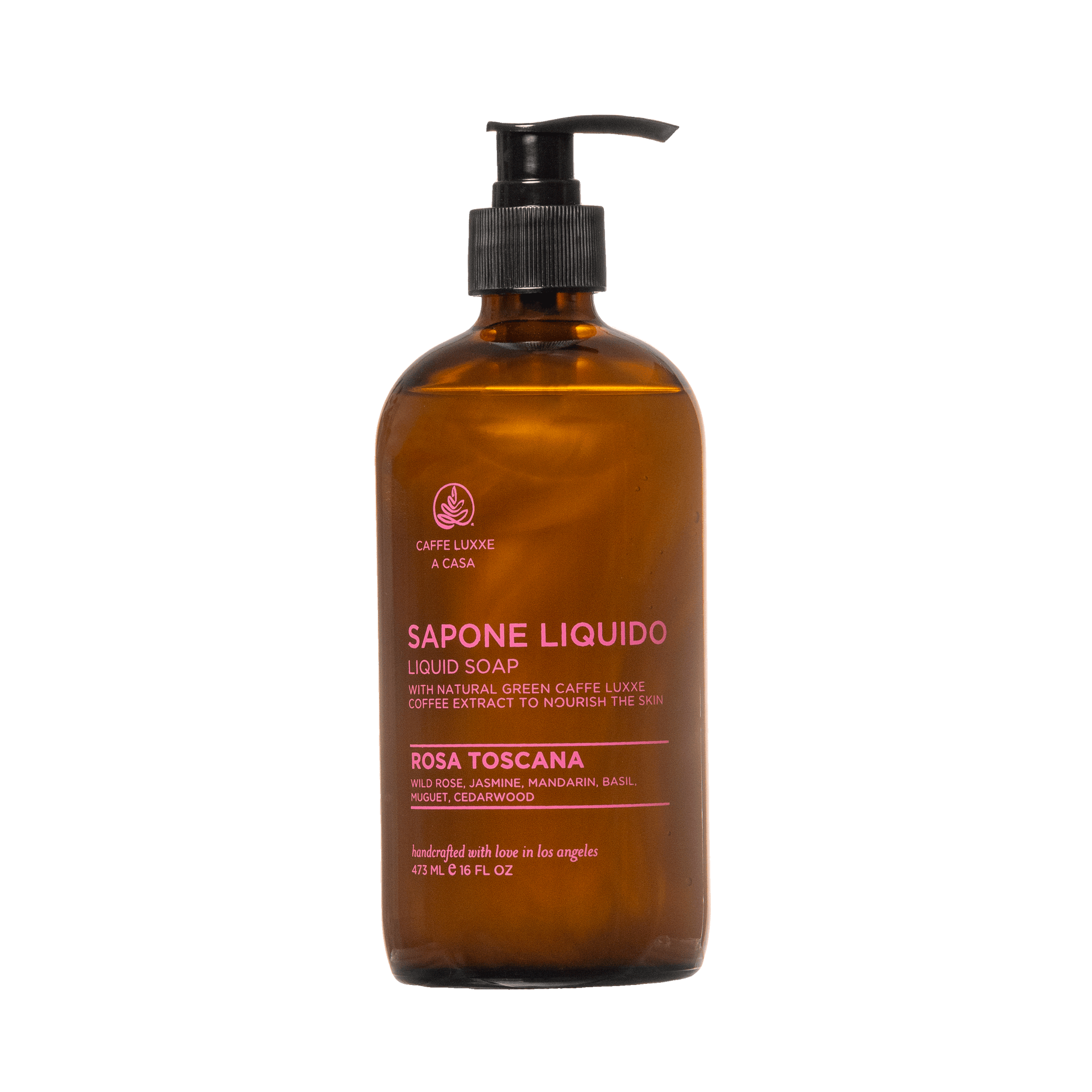 Rosa Toscana Liquid Soap Lifestyle Bath Casa Caffe Luxxe   