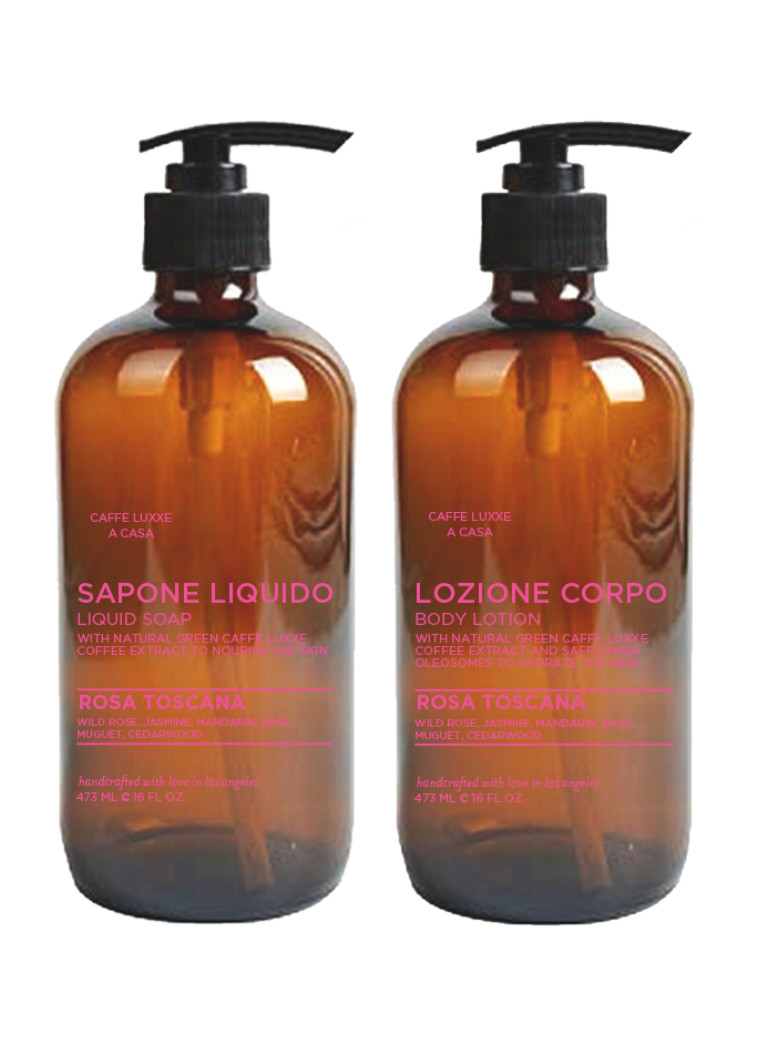 Rosa Toscana Bath & Body Collection - Bundle Set